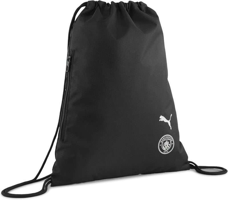 PUMA Manchester City Drawstring Gym Bag - Black - One Size - Image 1
